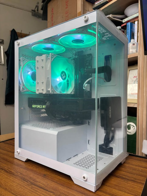 Gaming PC | RTX 3060 12GB | i5 11400F | 32GB DDR4 | Samsung SSD | RGB White Build