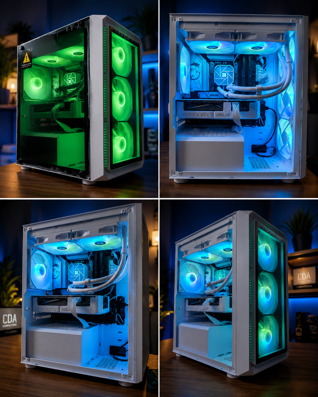 White RGB Gaming PC | i7 14700F | RTX 5060 | 32GB DDR5 | 1TB NVMe | WiFi