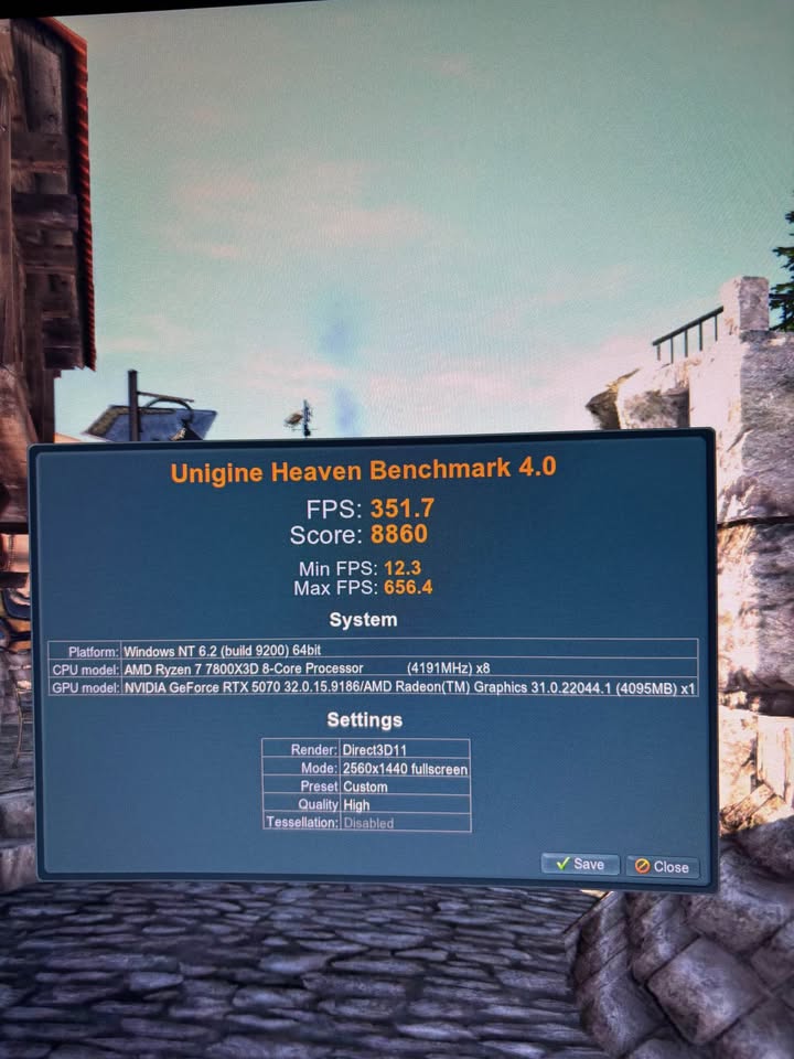 Ryzen 7 7800X3D | RTX 5070 12GB | 32GB DDR5 | 2TB NVMe | WiFi 6 | Gaming PC